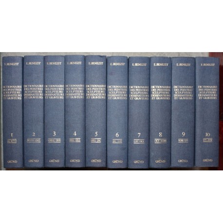 Dictionnaire des peintres, sculpteurs, dessinateurs et graveurs BENEZIT Emmanuel Grund 9782700001495
