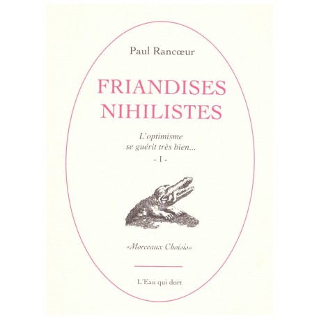 Friandises nihilistes Rancoeur, Paul l'Eau qui dort 9782353590018