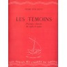 Les Temoins - Poemes Choisis De 1930 A 1942
