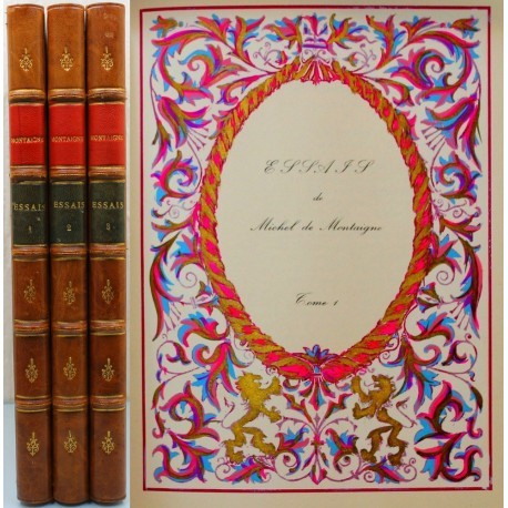 Essais MONTAIGNE Michel de La compagnie française du livre 3701620300026