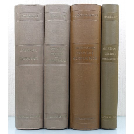 Manuel d'archéologie préhistorique celtique gallo-romaine DECHELETTE Joseph Auguste Picard 3701620300347